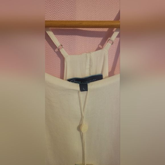 NWT Shoreline White Dress Size L - Picture 3 of 6